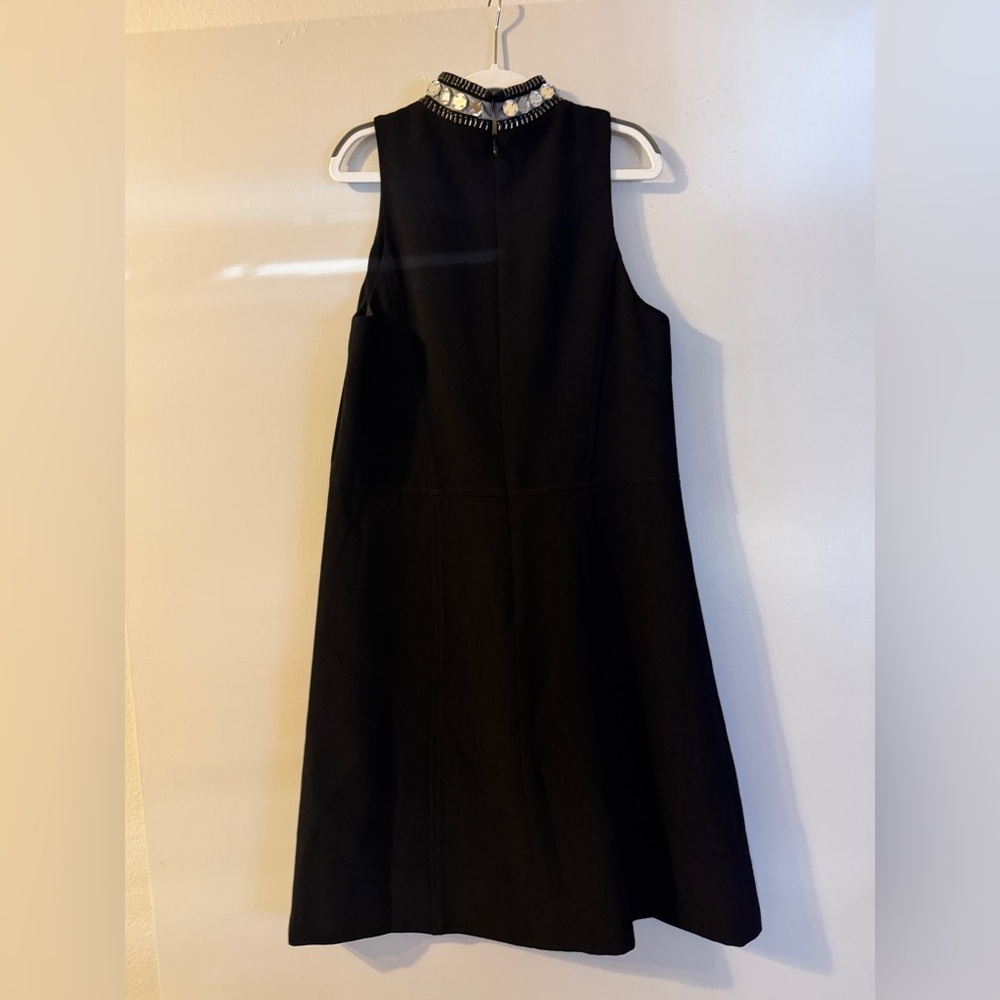 Shoshanna Elegant Black Sleeveless Midi Dress